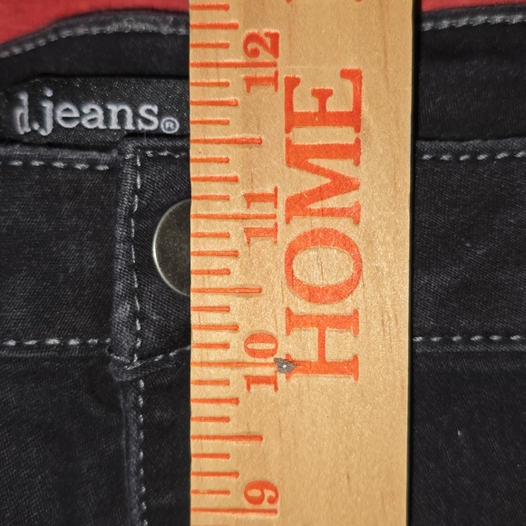 D.jeans Black Capri 5 Pocket Jeans Womens Size 20W - Picture 5 of 7